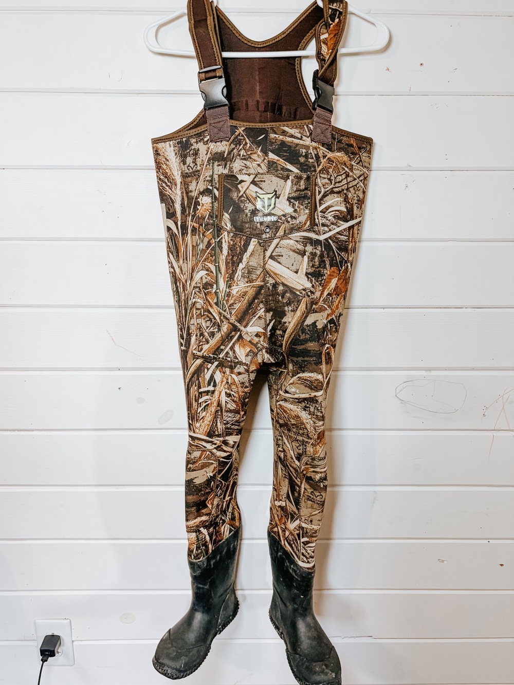 TIDEWE Kids Neoprene Waterproof Insulated Chest Waders for Hunting
